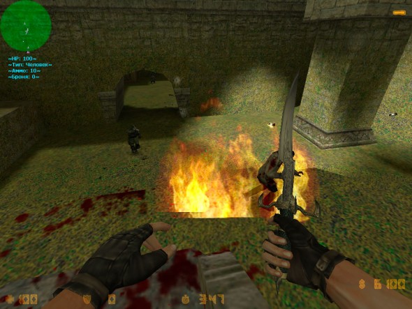 Скриншот CS 1.6 с зомби модом #3