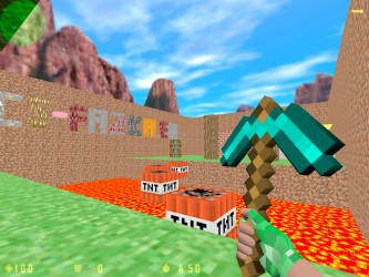 Скриншот CS 1.6 Minecraft #1