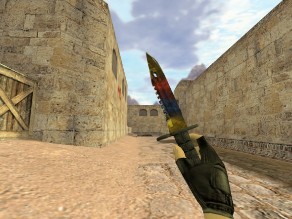 Скриншот Штык-нож М9 Мраморный Градиент #1