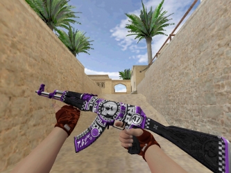 Скриншот AK-47 Фиолетовое разрушение #0