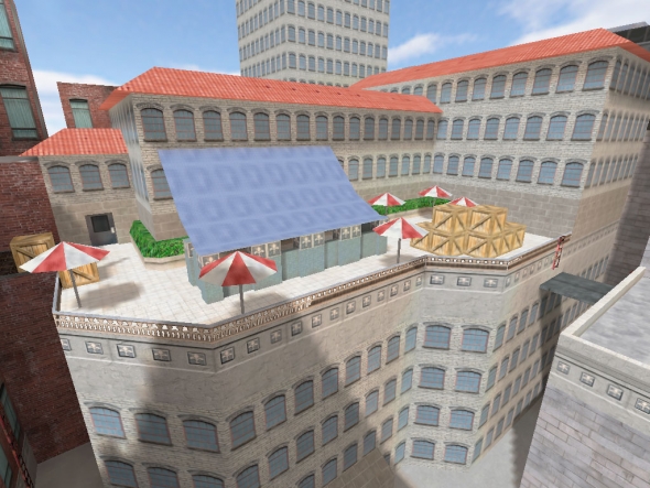 Скриншот awp_rooftops #2