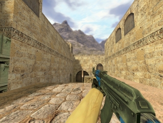 Скриншот АК-47 Синий ламинат #2