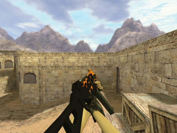Скриншот UMP-45 Пламя #1
