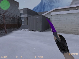 Скриншот Складной нож Фиолетовое масло #2