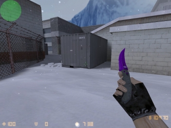Скриншот Складной нож Фиолетовое масло #1