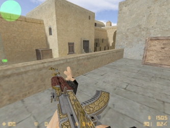 Скриншот AK-47 Королевское Платиновое Золото #1