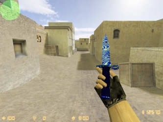 Скриншот Штык-нож Steel Blue #0